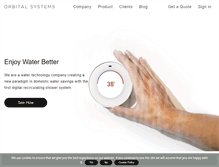 Tablet Screenshot of orbital-systems.com